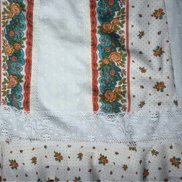 EUC Vintage Tumbleweeds Maxi Prairie Patchwork Skirt Size Small - Picture 6 of 12